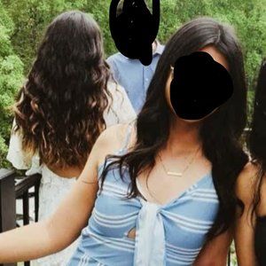 Blue Striped Jumpsuit